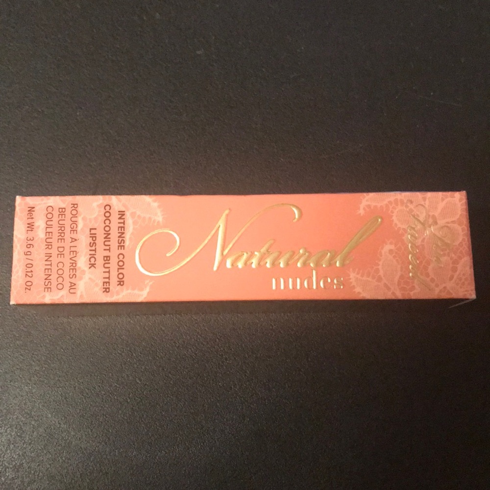 New Natural Nudes coconut butter lipstick